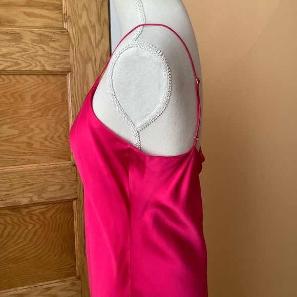 CAMI NYC Silk The Raven Dip Dye Slip Dress Size M - Picture 6 of 16